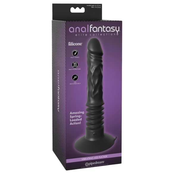 Analfantasy Zadní Fantazie - dobíjecí anální vibrátor (černý)