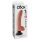 King Cock 9 - ohebný vibrátor s přísavkou (26 cm) - tělový