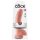 King Cock 9 - Realistický dildo s přísavkou a varlaty (23 cm) - přírodní