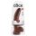 King Cock 9 - velký realistický dildo s přísavkou a varlaty (23 cm) - hnědý