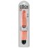 King Cock 10 Stiffy - voděodolný realistický vibrátor (25 cm) - tělová barva