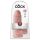 King Cock 9 Chubby – přísavkový dildo s varlaty (23 cm) – přírodní