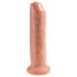 King Cock 7 - realistické dildo (18 cm) - tělové