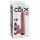 King Cock 11 - realistický stříkající dildo (28cm) - přírodní