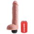 King Cock 11 - realistický stříkající dildo (28cm) - přírodní