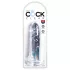 King Cock Clear 6 - dildo s přísavkou (17,8 cm)