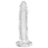 King Cock Clear 6 - dildo s přísavkou (17,8 cm)