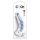 King Cock Clear 7,5 - přísavkový, varlatový dildo (19 cm)