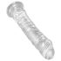 King Cock Clear 8 - přísavkový, velký dildo (20 cm)