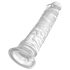 King Cock Clear 8 - přísavkový, velký dildo (20 cm)