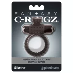   Pipedream Fantasy C-Ringz - vibrační erekční kroužek - černý