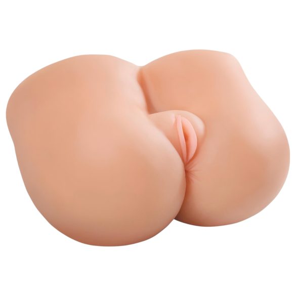 Fuck Me Silly Petite - masturbátor vagína a zadeček - silikon - tělová barva