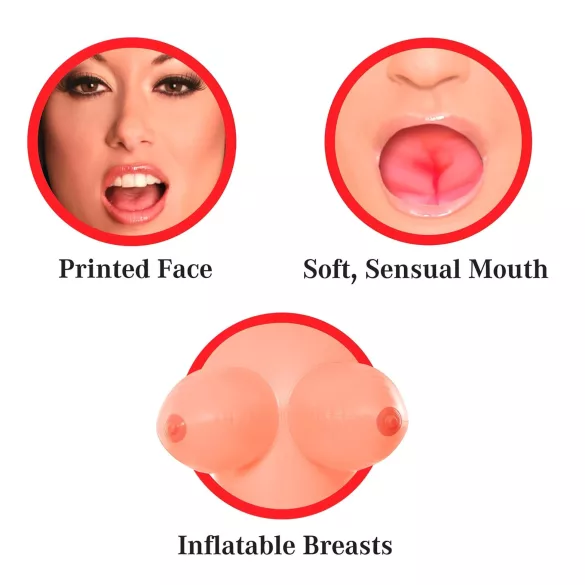 Pipedream Brooke Le Hook - realistická panna - životní velikost - silikon