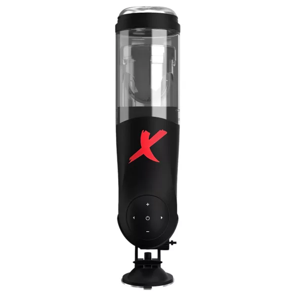 PDX Mega-Bator - automatický masturbátor - otáčivý, posuvný - černý