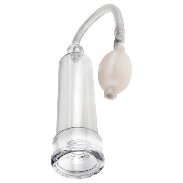 Pump Worx - vakuová pumpa na penis - začátečnická - průhledná