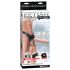 Fetish Strap-On 12 - připínací, dutý dildo (přírodní)