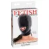 Fetish Fantasy - maska na orální sex s otvorem na ústa - černá