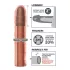 Pipedream - X-TENSION Perfect 3 - realistický návlek na penis (22,8 cm, tělová barva)