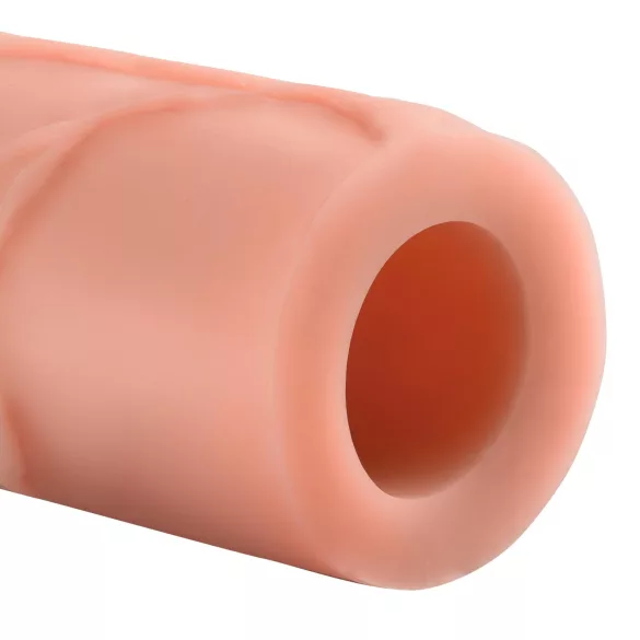 X-TENSION Mega 1 - realistický návlek na penis - 17,7 cm - tělová barva