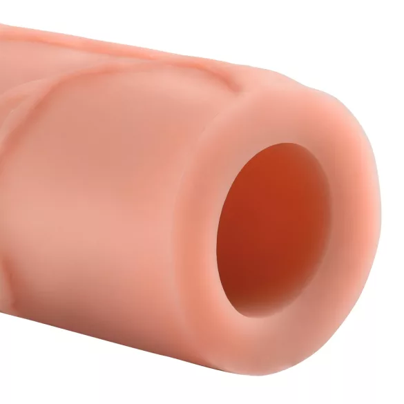 Pipedream - X-TENSION Mega 2 - realistický návlek na penis (20,3 cm, tělová barva)