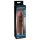 X-TENSION Mega 2 – Realistický návlek na penis (20,3 cm) – tmavě přirozený