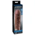 X-TENSION Mega 2 - realistický návlek na penis - 20,3 cm - tmavý tělový