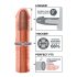 X-TENSION Mega 3 - realistický návlek na penis (22,8 cm) - přirozený