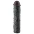 Pipedream - X-TENSION Mega 3 - realistický návlek na penis (22,8 cm, černý)