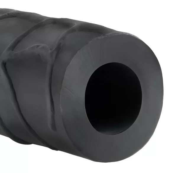 Pipedream - X-TENSION Mega 3 - realistický návlek na penis (22,8 cm, černý)