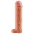 X-TENSION Perfect 1 - návlek na penis s erekčním kroužkem - 17,7 cm - přírodní