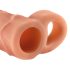X-TENSION Perfect 1 - návlek na penis s kroužkem (17,7cm) - přírodní