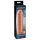 X-TENSION Perfect 2 - erekční návlek na penis s kroužkem (19 cm) - přírodní
