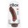 King Cock 8 dildo (20 cm) - hnědá