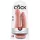 King Cock - realistické dvojité dildo - přírodní barva