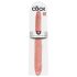 King Cock 16 Tapered - realistické dvojité dildo (41 cm) - přírodní