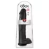 King Cock 15 - dildo s přísavkou a varlaty (38 cm, černé)