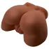 Pipedream Junk in Tha Trunk - vibrační ženský torzo masturbátor (tmavě přírodní)