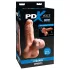 PDX Reach Around - 2v1 umělý zadeček a návlek na penis (tělová barva)