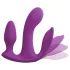 3Some total ecstasy - akumulátorový, rádiový trojitý vibrátor (fialový)