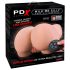 PDX Elite Milk Me Silly - vibrační torzo masturbátor (přírodní)