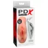 PDX - 2v1 realistický masturbátor - oboustranný silikon naturní barva