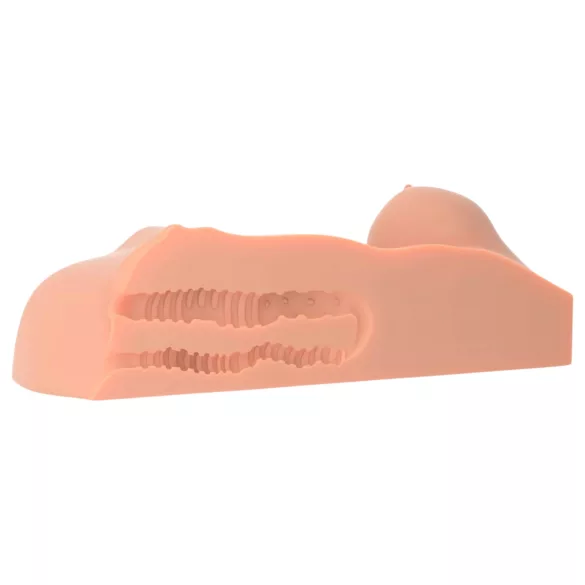 PDX Perfect DD's - realistický torzo s dvěma otvory - tělová barva