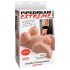 Pipedream DD - 2v1 vibrační torzo masturbační pomůcka (přírodní)