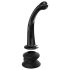 Icicles No. 87 - skleněné dildo s G+P bodem (černé)