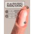 King Cock Elite 6 - přísavkový realistický dildo (15 cm) - přírodní