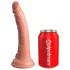 King Cock Elite - realistické dildo s přísavkou - 18 cm - tělová barva
