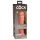 King Cock Elite 8 - přísavkový, realistický dildo (20 cm) - přírodní