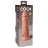 King Cock Elite 8 - přísavkový, realistický dildo (20 cm) - přírodní