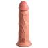 King Cock Elite 8 - přísavkový, realistický dildo (20 cm) - přírodní
