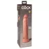 King Cock Elite 9 - realistický dildo s přísavkou - 23 cm - tělová barva